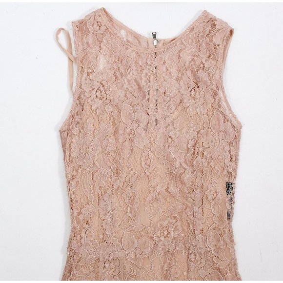 36 US 0 Dolce&Gabbana dress lace slip nude blush $3495 - Picture 6 of 9